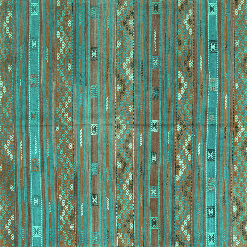 Jarnail Performance Southwestern Indoor Rug, Square 5'