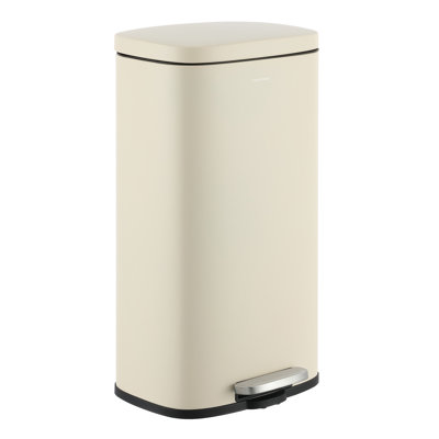 Steel Step On Kitchen Trash Can - 8 Gallons