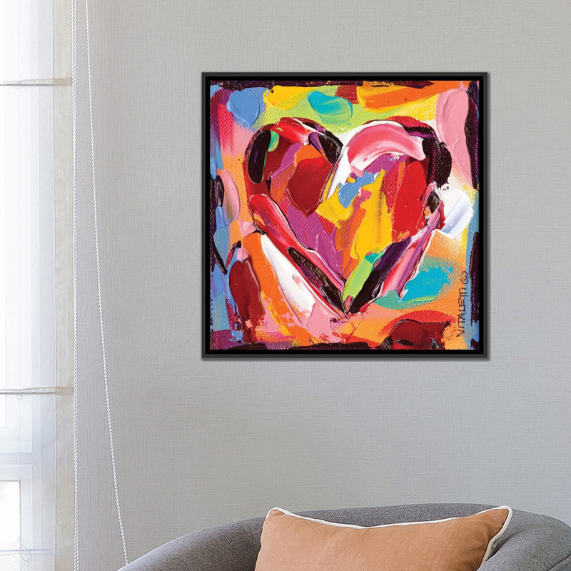 «Colorful Expressions I» par Carolee Vitaletti, impression sur toile tendue, H 12 po x l 12 po x P 1,5 po, Toile tendue