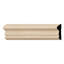 Moulure sur rail de chaise en bois massif de qualité l 5,9 po x P 3 po x L 96 po.-96930565