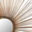 Caldicot Sunburst Framed Accent Mirror in Burnt Copper