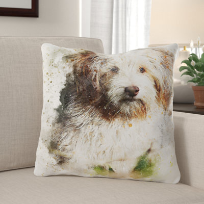 Eldert Dog Throw Pillow