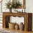 63-Inch Long Sofa Table, Farmhouse Wood Console Entryway Table-1813103693