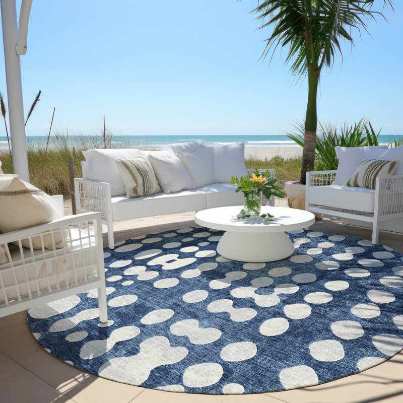 Yessen Indoor / Outdoor Rug, Round 8'