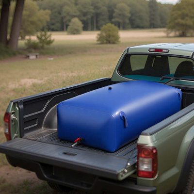Water Storage Bladder 264.2 Gallon Large Capacity Water Bag, Portable & Collapsible Soft Waters Container, Leakproof & Tear-Resistant PVC Emergency Waters Storage Tank for RV Truck & Outdoor Use