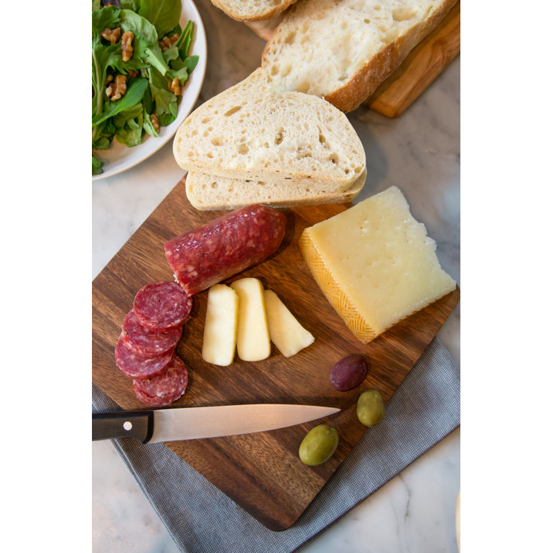 Acacia Wood Rectangular Chopping Block Cutting Board