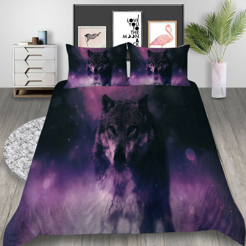 Emke Abstract Duvet Cover with Pillowcases Included, 220 x 240cm Duvet Cover + 2 Housewife Pillowcases