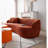 Curved Sofa, 3 Seat Cloud couch sofa Fabric Couch for Living Room-2002800938