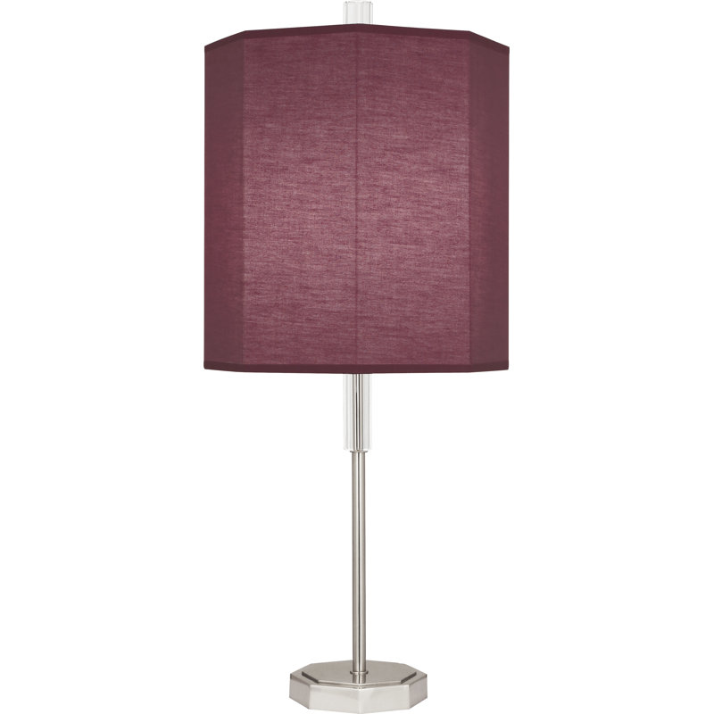 Lampe de table 32,5 "Kate, Vin millésimé, Chrome chrome