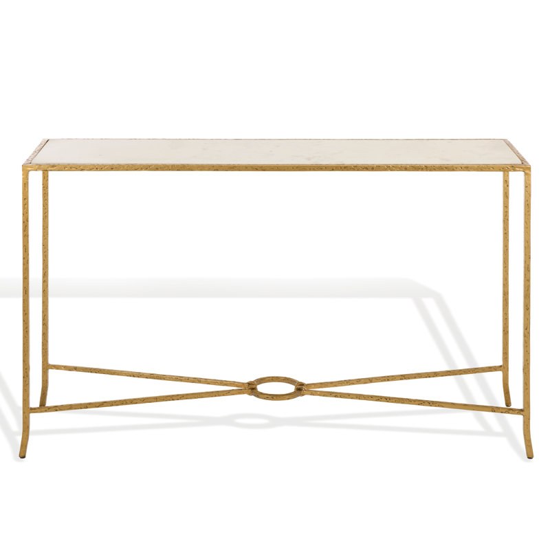Console Markley, Laiton / blanc