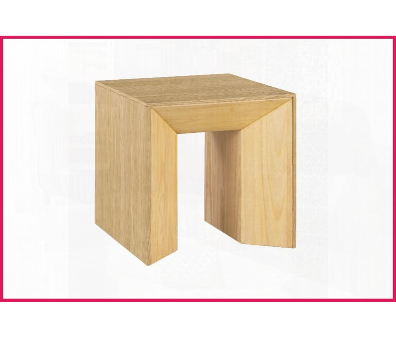 Table basse au fini chêne naturel pour le salon - Conception robuste et intemporelle, facile à assembler et amp; Style polyvalent