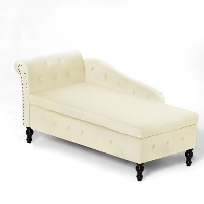 Hayliegh Velvet Chaise Lounge