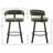 21.75'' W Upholstered Counter Stool with Metal Footrest (Set of 2)-1713663566