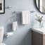 Porte-papier hygiénique mural Latitude II | Porte-papier hygiénique à 1 poteau Euro Style-749960181