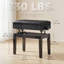 Banc de piano réglable 24,8 po, banc à clavier, noir-1706437128-1706437131-1706437134