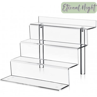 FUNKOL 6 -layer Corner Chrome(Silver) Kitchen Shelf Metal Heavy-Duty Craft Free Standing Storage Rack Height Adjustable