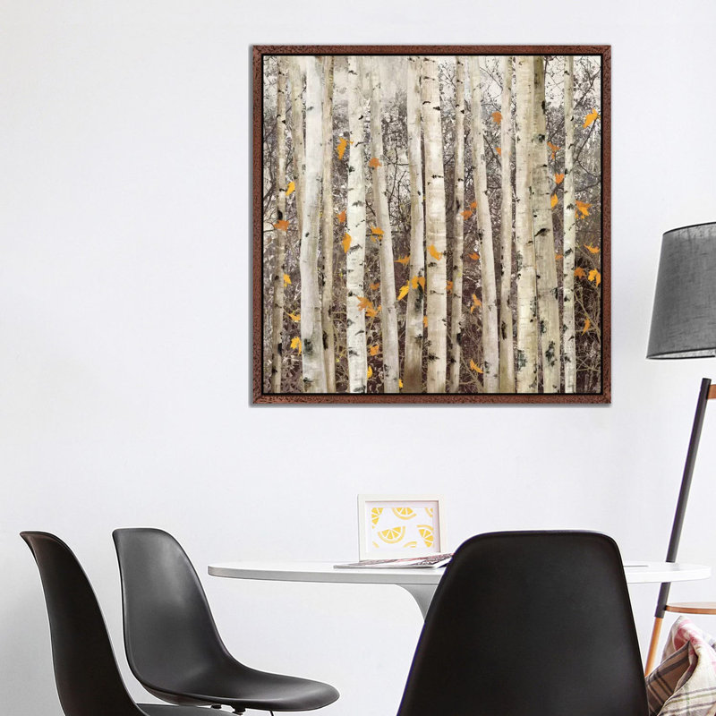 Serene Union by Allison Pearce - Print on Canvas, 93.98 cm H x 93.98 cm W, Classic Brown Wood Framed Canvas