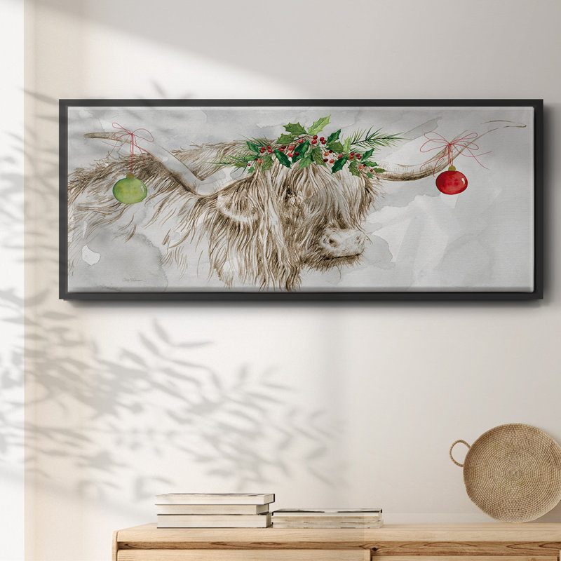 Highland Holidays - toile encadrée, H 20 po x l 50 po