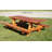 Threadgill Redwood Picnic Table-23170105-23170101