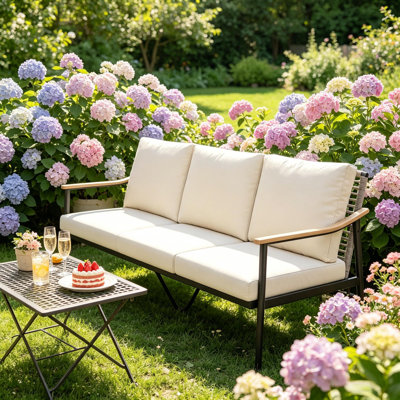Canapé d'extérieur 3 places Chic Wicker