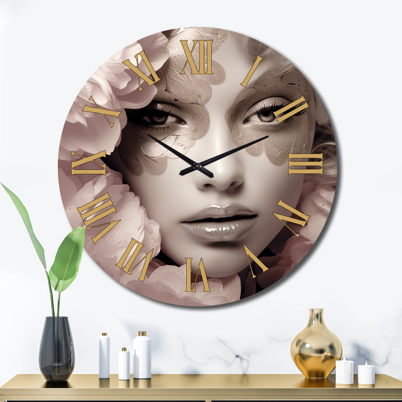 Horloge murale en métal, Très grand
