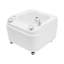 Bain de pieds avec lampe colorée, baignoire spa portable, bain de pieds en acrylique