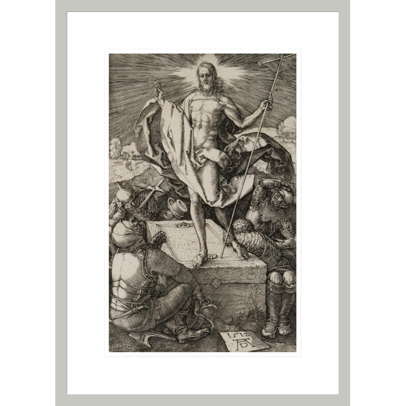 «The Resurgion» par Albrecht Dürer, impression giclée sur cadre, 21.75" H x 15.81" W