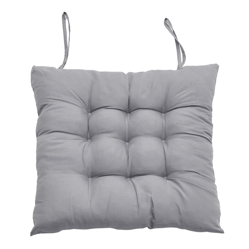 4Pcs Soft Thicken Tatami Seat Cushion, Grey