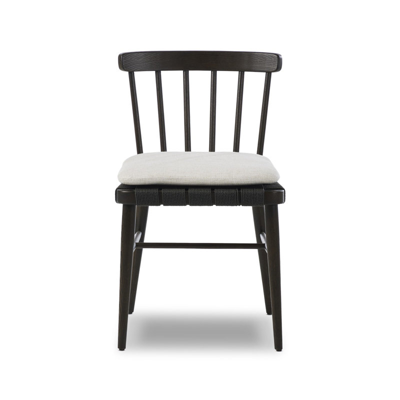 Kershaw Upholstered Dining Chair, Black