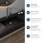 Lavabo de salle de bain mural à surface solide 47 "-108486636