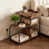Natural Wood Top/Black Base selected