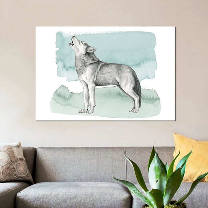 «Animale I», impression sur toile, H 26 po x l 40 po x P 1,5 po, Toile tendue, Pas de tapis