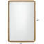 Miroir mural doré doré 24 po x 2 po x 36 po