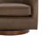 Bennett Genuine Leather Swivel Barrel Chair-995754770