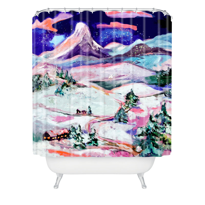 Rideau de douche simple winter wonderland