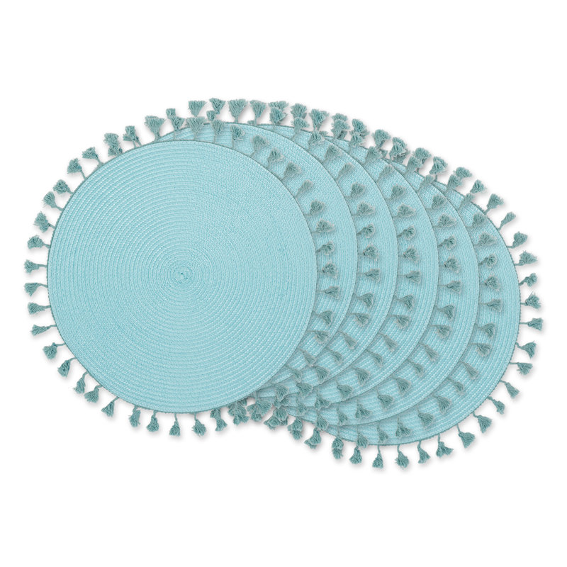 Ensemble de napperons 6 pièces Lenworth, Aqua