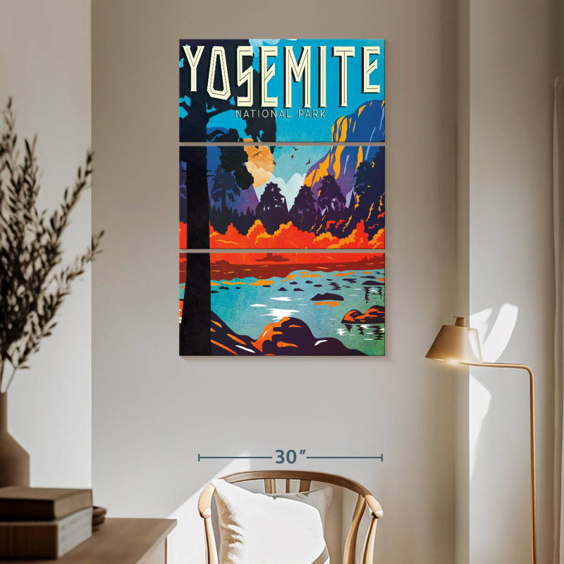 Yosemite Park, 65" H x 42" W