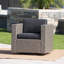 Chaise de patio pivotante pour l'extérieur avec coussins (excluant la table)-1201772516