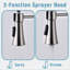 Brushed Nickel Single Handle Commercial Modern Spring High Arc Kitchen Faucet Water Filter System Bends As You Want