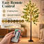 71 " Bronzed Tree Floor Lamp