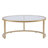Evie Glass Top Nesting Coffee Table