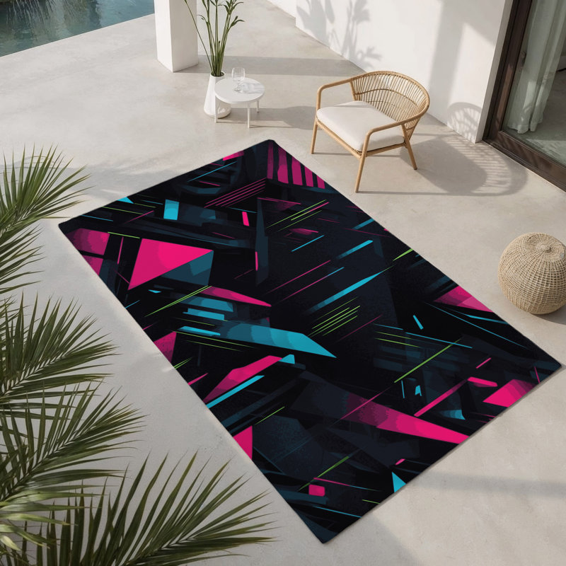 Tapis intérieur et extérieur Glo-Layer, Rectangle 1'6" x 2'6"