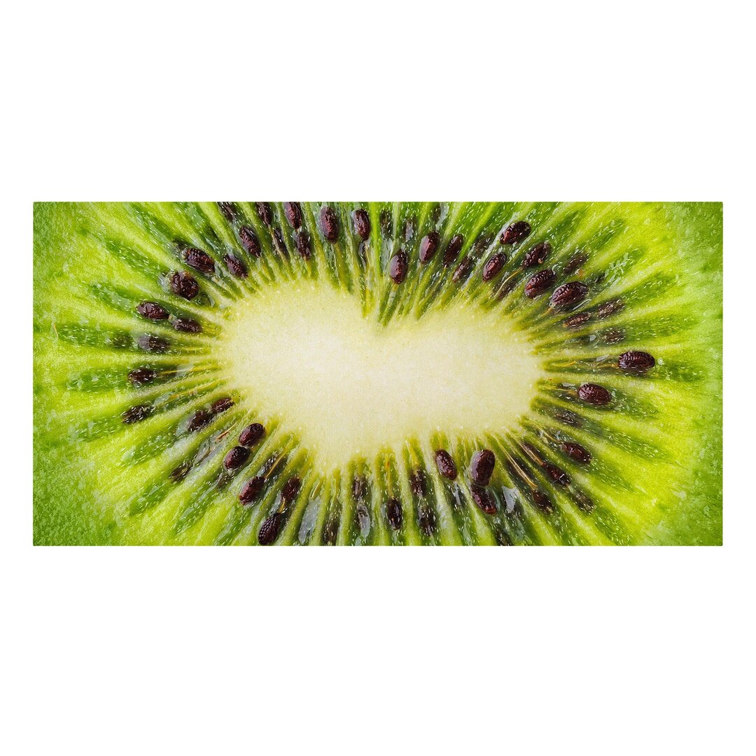 Leinwandbild Kiwi Heart