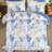 3-Piece Botanical Leaf Pattern Reversible Microfiber Quilt Set Lightweight Bedding Set for All Seasons-123121681-123121687