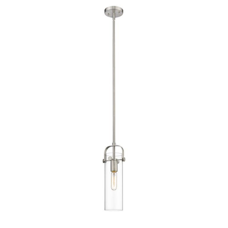 Callicles 1 - Light Single Pendant, No Bulb Included, Brushed Satin Nickel