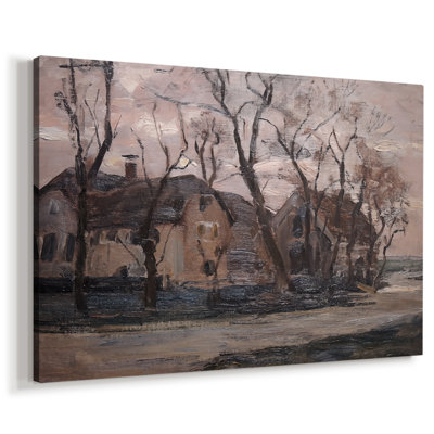 Farm Near Duivendrecht (Evening / Dark Version)-Piet Mondrian-Gallery Wrapped Canvas-c. 1916