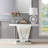 Maybree 46.65'' Glass Top Console Table