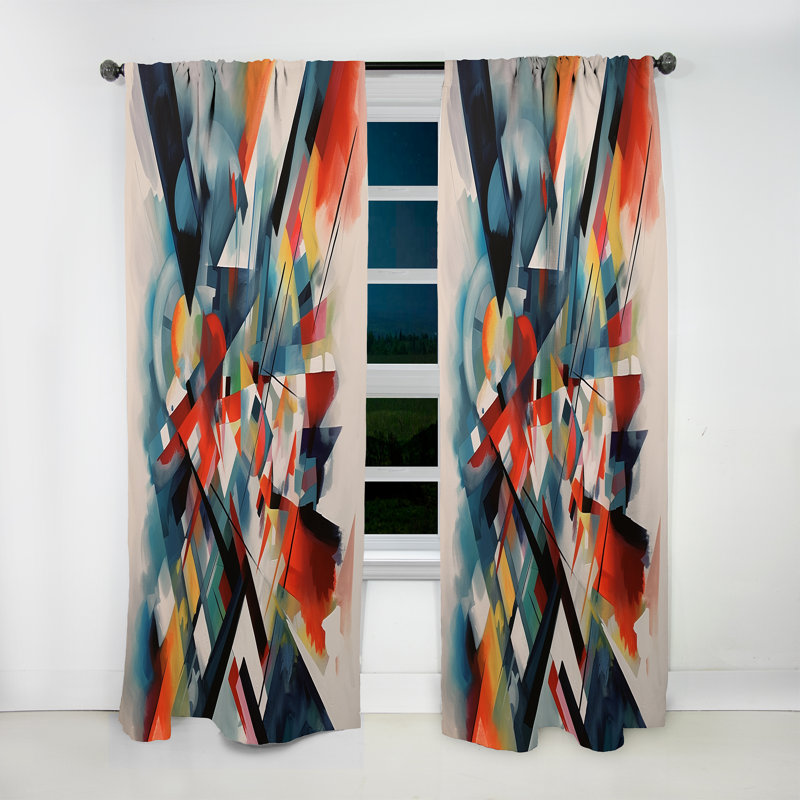 1 rideau obscurcissant en velours moderne Congaree, L 52 po x L 108 po