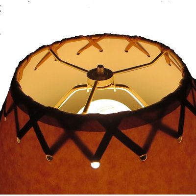 10'' H x 16'' W Paper Empire Lamp Shade