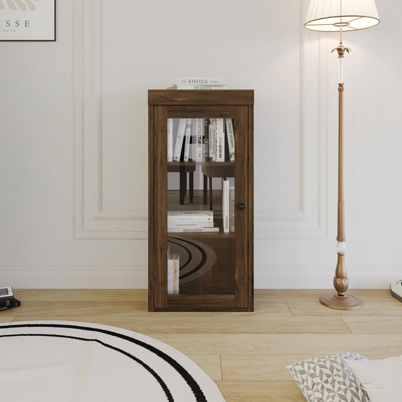 DOOR CABINET IN BROWN, Brown